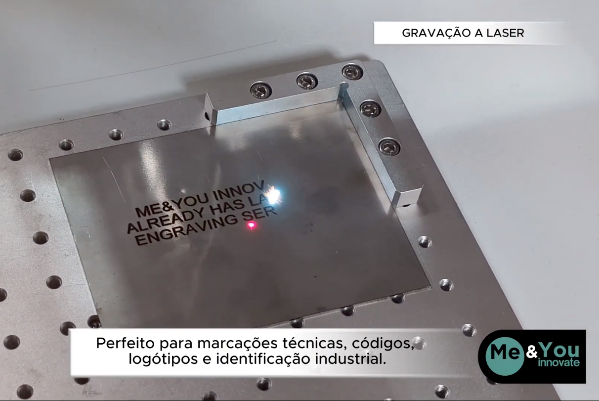 NOVO SERVIÇO ME&YOU INNOVATE: GRAVAÇÃO A LASER GRAVACAO A LASER